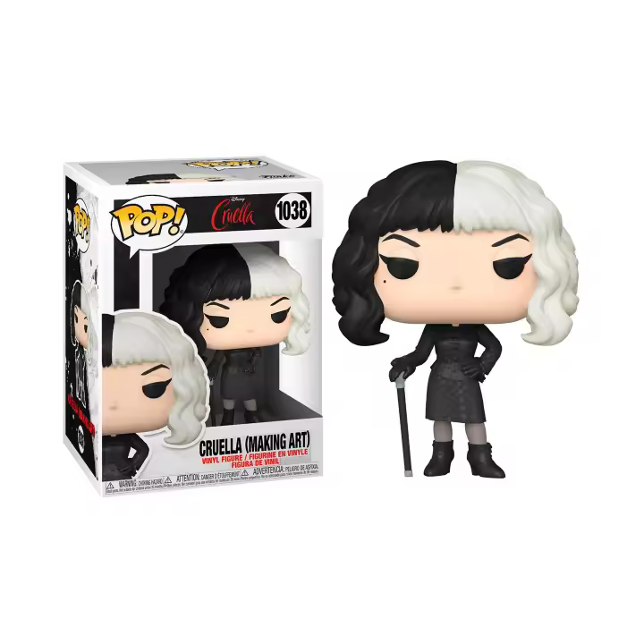 Figura Funko Pop Disney Cruella Making Art - 1