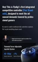 Flydigi Vader 4 Pro Mando Atlético Inalámbrico Bluetooth Gamepads Controlador de Videojuegos con Balancín Hall para Juegos Xbox / PC / Steam - details 4