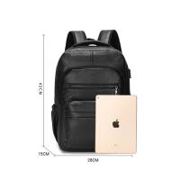 Mochila De Cuero PU with Carga USB para hombre, Morral grande para Orden portátil, mochila Escolar para adolescentes y niños, alta calidad - details 1