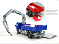Camión De Juguete De Aleación De Metal 1/50 Para Niños Modelo De Grúa De Transporte Coleccionable Miniatura Regalo Para Niños - details 13