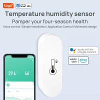 Sensor De Temperatura Y Humedad WiFi Tuya Sensor De Humedad Interior Batería Recargable Monitoreo Por APP Compatible Con Alexa Y Google Home - details 6