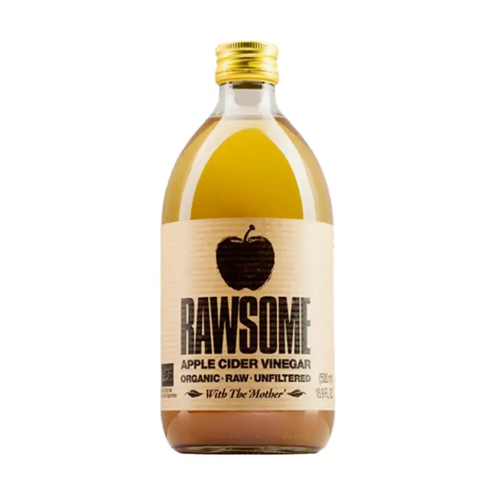 Vinagre de sidra de manzana sin filtrar con la madre bio Rawsome 500ml. - 1
