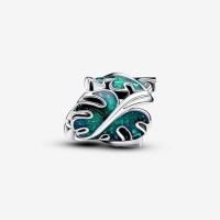 PANDORA Moments Dijes con diseño de Monstera, Comes con embalaje de Caja De Regno original. - details 2