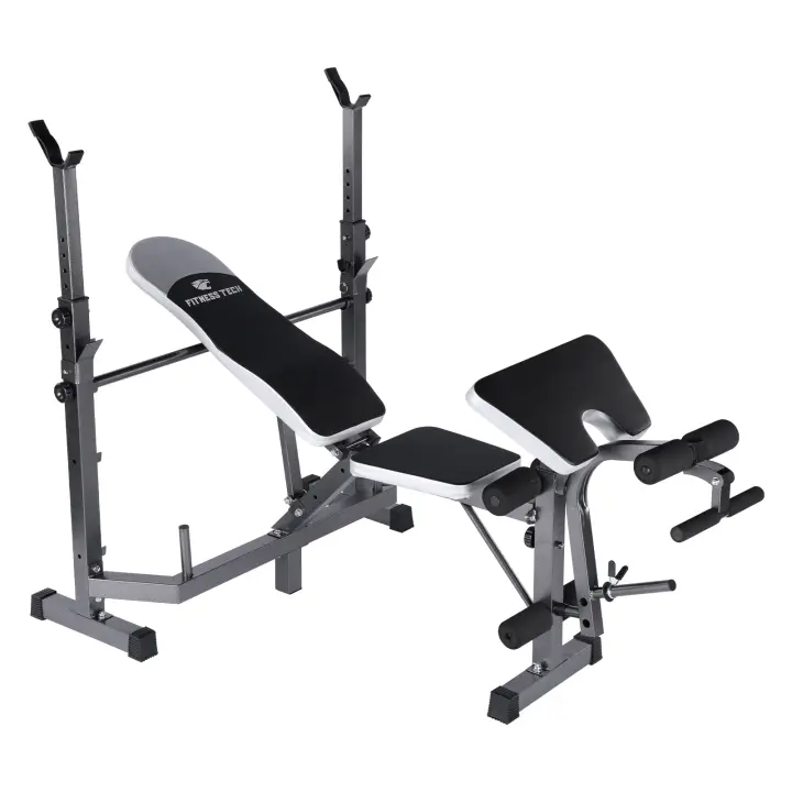 Fitness Tech Multiestación press banca reclinable Bancos de ejercicio - 1