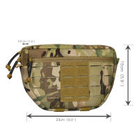 Bolsa Descartable De Caza Y Deportes 1050D Nylon Con Sistema De Correas Molle Para Exterior Bolsa Frontal De Porta Placa De Hombro - details 0