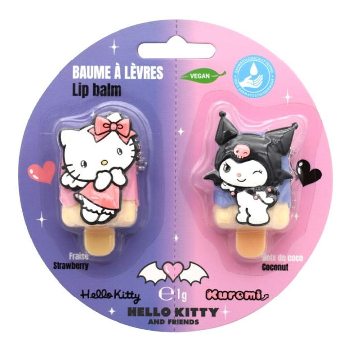 Bálsamo Labial 3D Hello Kitty y Kuromi 2 Unidades 86862 — oferta en Miravia