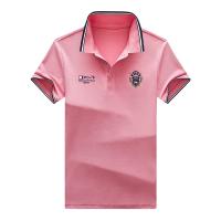 Camisa Polo De Algodón Puro Para Hombres Verano Estilo Casual Color Sólido Talla Grande Cuello En V Manga Corta Versátil - details 3