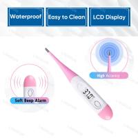 Termómetro Digital Para Bebés Uso Oral Y Axilar Lectura Rápida Y Precisa Pantalla LCD Alerta De Fiebre Termómetros Para Baño De Bebé - details 11