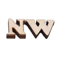 100pcs Pack Letras Y Números Decorativos Madera Para Niños Alfabeto Inglés DIY Educación Temprana Impresión De Palabras - details 3