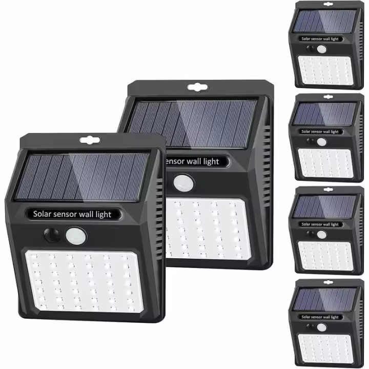 Luz solar en Aire Libre Luces Solares en Aire Libre [42 LED/3 Modos de trabajo], Luces Solares de Segurad con sensor de Movimiento solar inalámbrico IP 65 impermeable - 1
