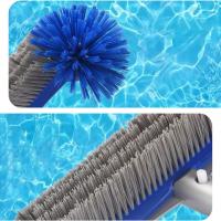 Cabeza De Cepillo Para Piscina Con Limpieza De Esquinas Bristles Semicilindricos Fácil Instalación Escobilla De Azulejos Para Piscina - details 4