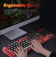 Teclado Mecánico De Juego Blizzard YGM1 USB Con Cable Desmontable De 89 Teclas Para Laptop Y Pc Compatible Con Tablet Y Computadora - details 2