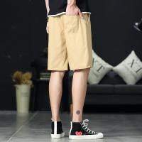 Shorts De Algodón Para Hombre De Talla Elástica De Longitud Rodilla Estilo Safari Casual Talla Grande Sólido Masculino - details 3