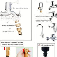 Nueva Camión Riega Juego De Agua Tubo Elástico Retráctil Para Lavado De Coche Alta Presión Con Boquilla Regulable Anti-Abrasión Anti-Corrosión Ajustable Montaje En Pared O Soporte - details 12