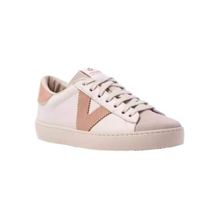 Zapatillas Victoria Berlin Piel & Serraje para mujer en color blanco - 1