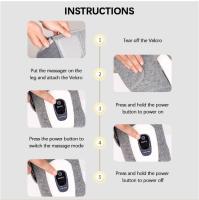 2 Pcs Masajeador de Piernas Compresión de aire para masaje y relajación muscular.Eléctrica 360 ° Masajeador de pantorrilla con presión de aire, masaje inalámbrico de piernas, 3 modos de compresión de Airbag - details 15