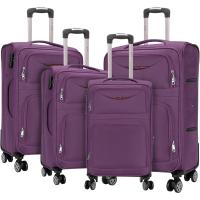 Artree | Juego de Maletas de Tela 4 Piezas. Set Maletas de Viaje de Tela Cabina Trolley 18" 20" 24" 28" - details 0