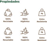 MAXI PRODUCTS - Platos Plástico Reutilizables - Platos Vajilla - Ø20,5 cm Llano - Platos Reciclables - Plato Redondo - Alta Resistencia - Picnic - Celebraciones - APTO COMIDAS CALIENTES Y FRÍAS - details 2