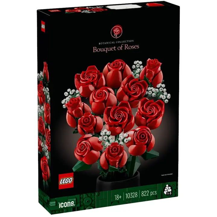 LEGO ICONS - RAMO DE ROSAS ROJAS, 10328, TIENDA CON LICENCIA OFICIAL - 1