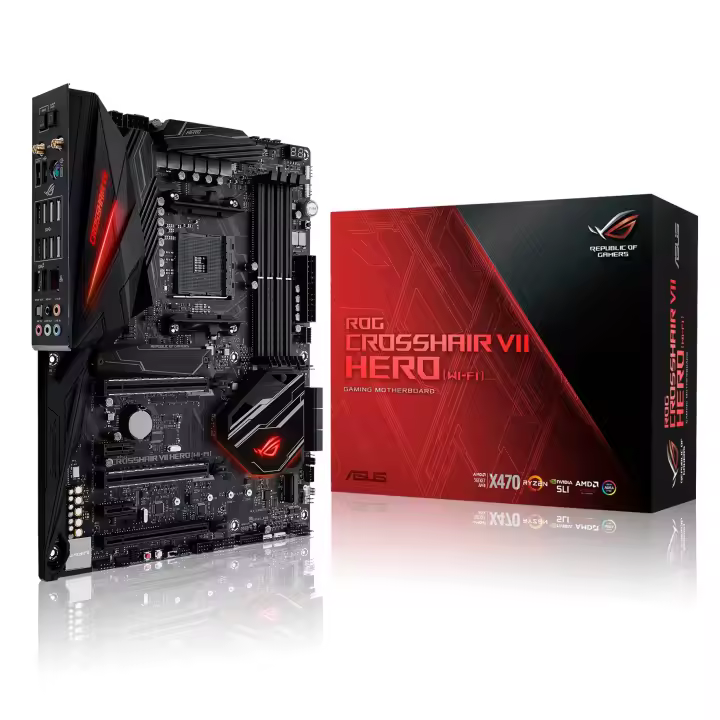 Asus ROG Crosshair Hero VII (WiFi) - AM4 Ryzen 3000,5000 - 1