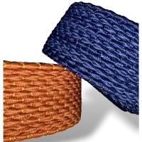 Cinturón Elático Trenzado con Hebilla de Cuero para Hombre y Mujer Tejido Elástico de Talla Única Unisex Pack 2 Colores (Azul y Bayo) - details 0