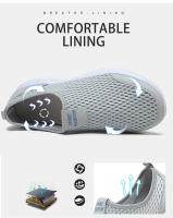 Zapatos De Vulcanización Para Hombre Zapatillas Transpirables Casual Antideslizantes Ligeros Tenis Masculino Slip-On Mesh - details 9