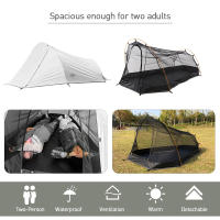 Carpa Ultraligera De Aluminio Para Camping Y Senderismo Equipamiento De Carpa De Una Y Media Personas Para Las Cuatro Estaciones - details 5