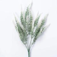 Lavanda Artificial De 35 Cm Color Morado Plástico Para Decoración De Bodas Hogar Jardín Fotografía Propiedades Tamaño Approx 15cm - details 9