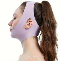 Cinta De Elevación Facial V Forma Para Mujeres Máscara Deportiva Medicina Del Cuello Y Barba Ajuste De Mandíbula Y Checos Slimmer Contornos Belleza - details 1