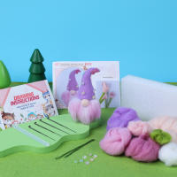 Kit De Tejido Con Lana KRABALL Para Principiantes Con Instrucciones Y Agujas De Tejer Ideal Para Fabricación De Muñecas DIY Material No Terminado - details 6