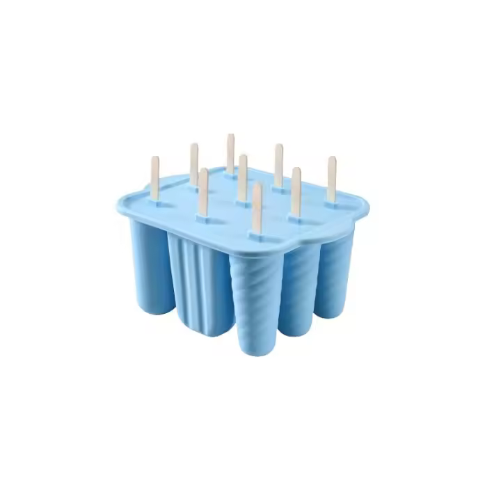 Molde de Silicona para Paletas de 9 cavidades, Molde Casero para paletas, sin BPA, para niños, utensilios de cocina Para El Hogar - 1