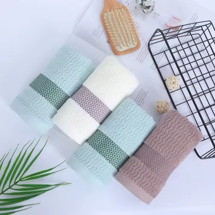 Toalla De Algodón Pura Gruesa Absorbente Rápida Y Suave Toalla Facial Tamaño Grande Toalla De Baño De Algodón 100% - 1