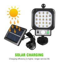 Lampara Solar COB/LED para exteriores, JX995A.farola de inducción humana impermeable, Sensor de movimiento PIR, iluminación de seguridad, farola Solar para jardín. - details 7