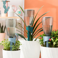 Riega Automático Para Plantas En Macetas Drip Irrigación Horóscopos Self Watering Pot Plástico Para Jardín Y Flores - details 0