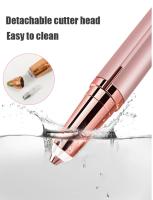 Borrador De Cejas Eléctrico Para Mujeres Pencil Shaper De Pelos Del Rostro Herramienta De Afeitado Painless Para Maquillaje - details 6