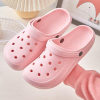 Sandalias De Verano Para Mujer Estilo Coreano Color Sólido Diseño Sencillo Antideslizantes Con Tacón Plano Y Suela Gruesa Transpirables Abiertas Al Tobillo - details 9