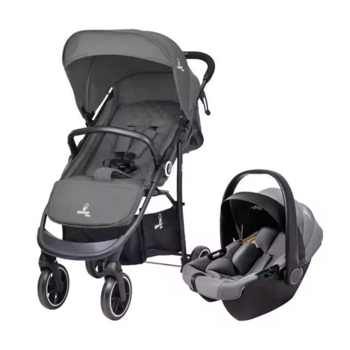 Carrinho de bebé 2 em 1 Asalvo Oslo 2 Grey - 1