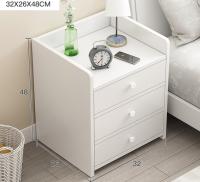 Mesita de noche moderna de madera con 1 o 2 o 3 cajones, ,MESILLA mesita de noche para dormitorio, mesita de noche pequeña para café, mesa de té lateral, gabinete de almacenamiento de - details 2