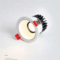 Spotlight LED COB Antigolpeante Redonda 10W Tamaño De Agujero 8cm Para Iluminación Interior De Dormitorio Sala De Estar Pasillo - details 7