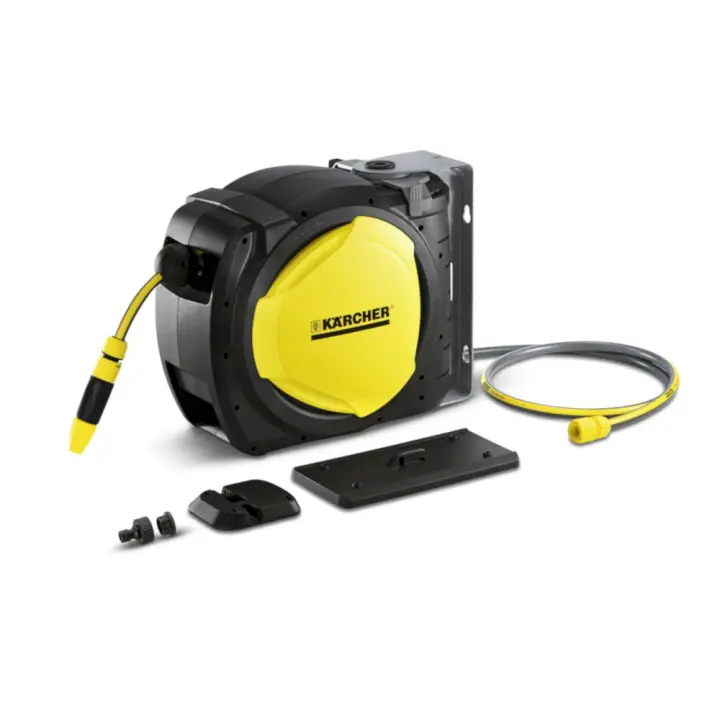 Kärcher Enrollador Automático CR7.220 20m Ø1/2" Karcher Industrial - Soporte Mural Plano - Presión 24 Bar - 1