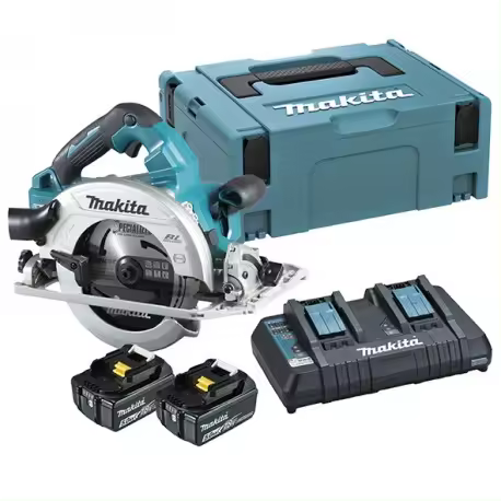 Sierra Circular Makita BL 18Vx2 LXT 190mm 5Ah 2 Bat. en Makpac - 1