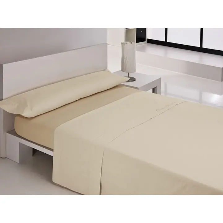 Pierre Cardin - Juego de Sábanas Pierre Cardin CORALINA FORESTA PO Beige Cama de 90 - 1