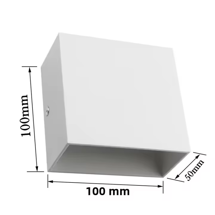 Lámpara De Pared LED 6W Moderna Para Interiores Luz Blanca Con Montaje En La Pared Ideal Para Sala De Estar Dormitorio Y Pasillo Decoración De Villa - 1