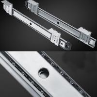 Riel deslizante para bandeja de Cajón de papel de estritorio con rodillo de bolas de 14 pulgadas, extensión de 3/4, ajustable, de Maple, de metal, de alta capacidad en libras, para montaje lateral y suites - details 3
