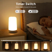 Lámpara De Noche Inteligente Bluetooth Con Toque Y Luz LED RGB Ajustable Recargable Por USB Para Niños Lámpara De Escritorio Decorativa Para Exteriores Y Camping - details 4