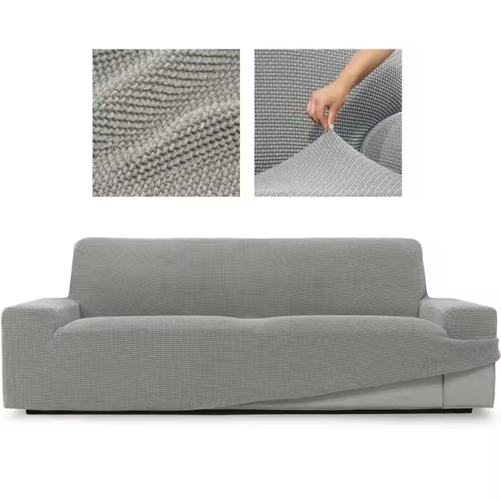 TEXLOVA-Neuvo Funda superelástica 8 Colores, Para sofá , Silla,Chaise Longue Brazo Largo, y Orejero ,Transpirable, cómoda y Duradera, fácil de Instalar, Dimensiones - 1