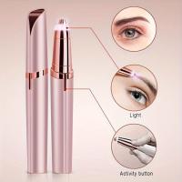 Epilador Eléctrico Portátil Para Mujer Trimmer De Cejas Y Barba Afeitadora Para Rostro Cuello Labios Y Axilas Razor De Batería - details 4