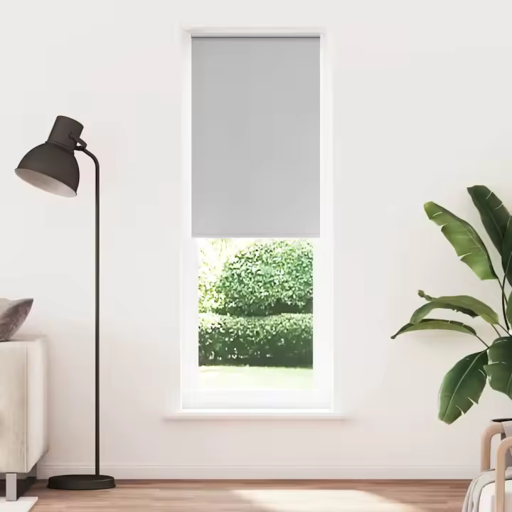 Estor Enrollable Opaco gris claro 85x210 cm Tela Ancho 80,7 cm - 1