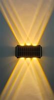 Lámpara De Pared Solar Exterior LED Impermeable Iluminación Moderna Para Jardín Balcones Decoración Luz De Escenario IP65 - details 13
