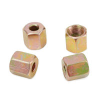 6pcs Conectores De Tubo De Freno 10mm X 1mm 2 Caminos Macho Hembra Nuts Unión De Línea De Freno Para Tubo De Freno 3/16" Fittings De Línea De Freno - details 6